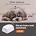 boxtech Upgraded Aquarium Air Pump, Ultra-Quiet Air Pump Adjustable Airflow