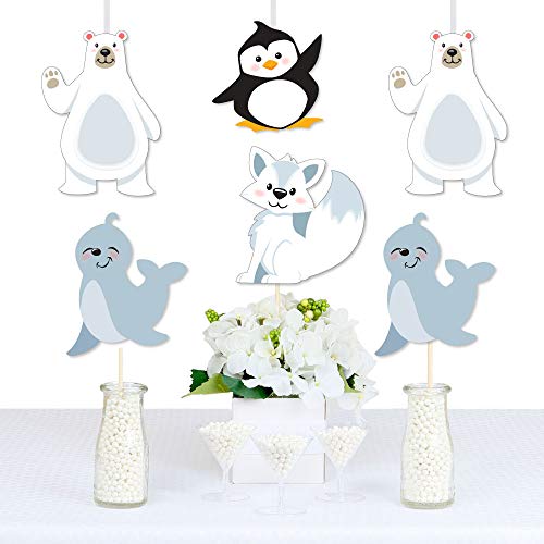 Big Dot of Happiness Arctic Polar Animals - Polar Bear, Seal, Penguin and Arctic Fox Decorations DIY - //medicalbooks.filipinodoctors.org
