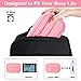 Jeopace Bento Box for Kids Lunch Containers with 4 Compartments Kids Bento Lunch Box Microwave/Freezer/Dishwasher Safe (Flatware Included,Light Pink)