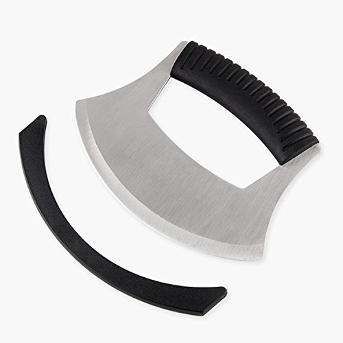 Multi-purpose Pizza Cutter,Cheese Slicer, Dough Cutter, Super Sharp Stainless Good Grips Steel Cutter for Pizza, Pie, Bread, Vegetables, Easy To Clean, with Protective Cover，Set of 1 (1)