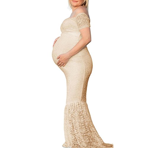 beige wedding dress bridesmaid G657, Beige Frilled Maternity Shoot Trail Gown, Size (ALL)pp – Style Icon  www.dressrent.in