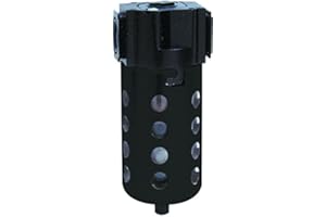 Arrow Pneumatics F354 1/2" Filter, 40 Micron, Poly Bowl, 5 Oz. Bowl Capacity, Temperature Range 40 degreeF to 160 degreeF, 250 Max Psi