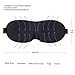 Botanica 3D Eye Mask Shades for Deep Sleep : Black Eye Covers For Sleeping: Blinders Shield Night Light Train and Air plane Travel : Puffy Eyes Dark Circles Slip Dry Under Eye Contoured For Women, Men