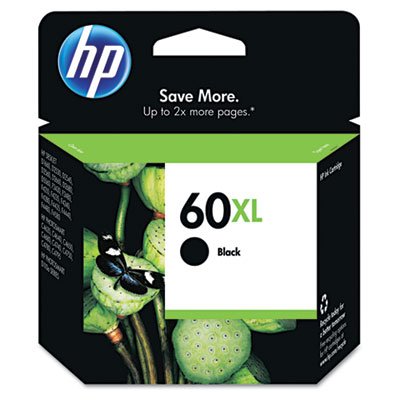 Genuine Original New HP 60 XL (CC641WN) High Yield Black Ink Cartridge