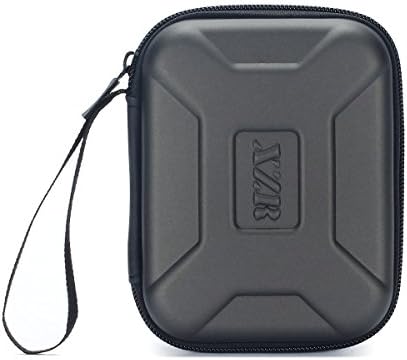 SUMAX EVA Shockproof 2.5-Inch Portable External Hard Drive Carrying Case External Battery Pack for WD Elements Seagate Backup Plus Toshiba Canvio Portable, Grey