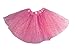 OLYPHAN Princess Tutu Dress Up Costume - Fairy Ballerina Gift: Pink Tutu, Magic Wand, Flower Tiara/Crown for Girls