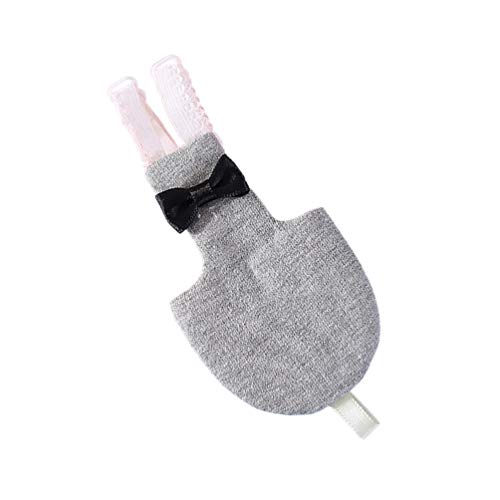POPETPOP Bird Diaper Parrot Flight Suit - Bird Clothes Creative Bird Pilot Clothing with Waterproof Liner Pet Bird Macaw Cockatiel Clothes Halloween-Dark Grey - Thumbnail 7