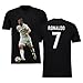 Ronaldo Jersey Style T-shirt Kids Cristiano Ronaldo Jersey T-shirt Gift Set Youth Sizes ✓ Premium Quality ✓ Breathable Lightweight ✓ Soccer Backpack Gift Packaging