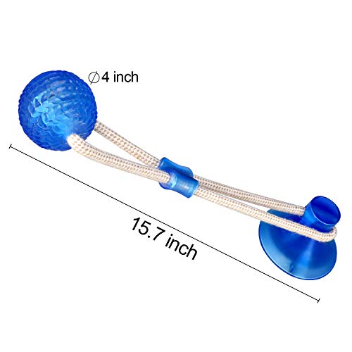 image for Yosemy Multifunction Pet Molar Bite Toy Dog Ropes Toy, Self-Playing Ru