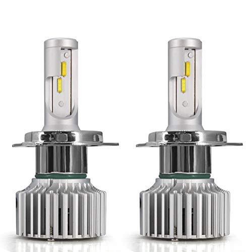 H4 9003 HB2 LED Headlight Bulb Hi/Low Beam 3 Color Canbus Conversion Kit Adjustable Beam Extremely Bright For Car Vehicles Truck Replacement(Pack of 2)