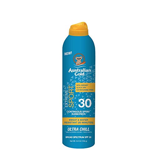 Australian Gold Extreme Continuous Spray Sunscreen SPF 30, Broad Spectrum, Sweat and Water