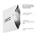 12-Pack LINKYO RFID Blocking Sleeves (10 Credit Card Holders, 2 Passport Protectors) Secure Identity Theft Protection Sleeve for Travel and Everyday Use - White