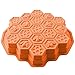 Lulu Home Honeycomb Cake Molds, 19 Cavity Silicone Honey Comb Bees Soap Mold Bakeware for Family or Party