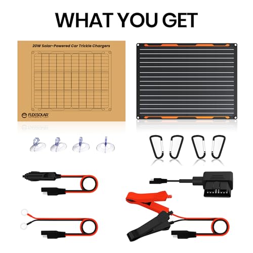 solar vehicle battery charger 12v 20w solar module ip67 waterproof solar panels portable battery charger SAE connection cable, suitable for cars, boats, motocycle