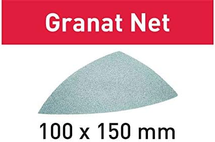 FestoolFestool 203325 Granat Net P220 Grit DTS (100x150mm) Delta Abrasive Sanding Sheets, 50-Pack