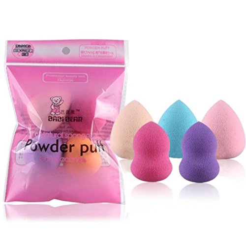 Beauty Makeup Puff, Bolayu Pro Blender Foundation Multi Shape Sponges (B)