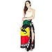 Lakhays Jah Lion Rasta Sarong wrap/Beach Cover up-Black-One Size