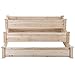 Yaheetech 3 Tier Wooden Elevated Raised Garden Bed Planter Box Kit Natural Cedar Wood 49''x49''x21.9''