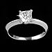 Aiyaya 1Carat Cut CZ Solitaire Bridal Ring Sz9