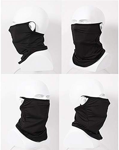 Black balaclava face mask made of cooling and dry material, priced at $11.99 as of August 9, 2023.
