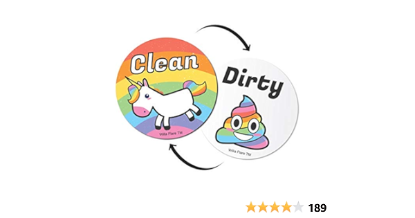 Willa Flare Imán para lavaplatos, diseño de Unicornio y Caca ...