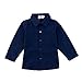 Baby Boy Long Sleeve T-shirt Suspender Straps and Pants Clothing Sets Outfit 4-5Years Navy Blue (Tag size:120)
