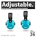Vanderfields Earmuffs for Kids - Hearing Protection Muffs for Children Small Adults Women - Foldable Design Ear Defenders Protector with Adjustable Padded Headband for Optimal Noise Reduction - Blue
