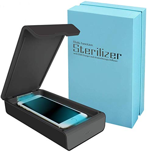 Portable UV Cell Phone Sanitizer with USB Charger - Multi-Use UV Light Disinfection for Smartphone i - //coolthings.us