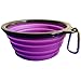 Collapsible Silicone Dog Bowls with Carabiner