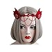 Halloween Headbands for Cosplay Party Costumes Vampire Bat Evil Elastic Hairband Red Rose Girls Crown Hair Accessories