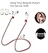 amasing Case 7 in 1 Accessories Kits Protective Silicone Cover and Skin for Charging Case with Ear Hook Grips/Airpods Staps/Airpods Clips/Skin/Tips/Grips
