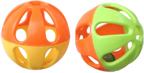 Super bird creations birdie balls toy for birds, 3-inch…