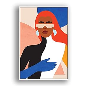 Framed Canvas Wall Art for Living Room, Bedroom Minimalist Abstract Canvas Prints for Modern Home Decoration Ready to Hang - 16"x24" inches