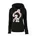 Hengzhi Women's Cute Hoodies adjustable Long Sleeve Cool picture Print Pullover
