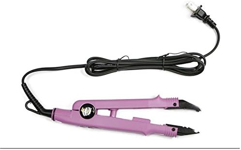 Salon Quality U-shape American Plug Fusion Connector Iron Wand Melting Tool Hair Connector-Pink