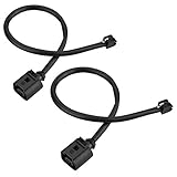 Aramox Brake Sensor, 2Pcs Front Brake Pad Wear Sensor 7P0907637 for VW Touareg 2010-2014 Porsche Cayenne 2010