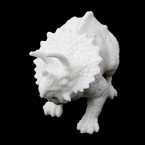 EA-STONE Coloring Painting Drawing,DIY Graffiti 3D Dinosaurs Models Toys for Kids Children, Triceratops - Thumbnail 5