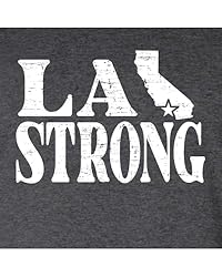Go All Out XX-Large Black Heather Mens LA Strong