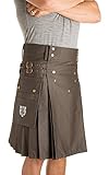 Damn Near Kilt 'Em Men's Sport Utility Kilt Large Dark Gray
