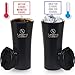 Lasting Coffee Dishwasher Safe Double Wall Vacuum Insulated Stainless Steel Travel Mug, 16 oz (Darkish)