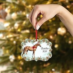 Chestnut Holsteiner Horse Christmas Ornament 2024