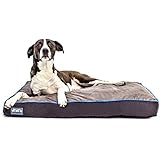 First-Quality 5" Thick Orthopedic Dog Bed | Pure Premium Memory Foam | Ideal for Aging Dogs | Waterproof | Helps Ease Pain of Arthritis &amp; Hip Dysplasia | 180 GSM Removable Washable Cover