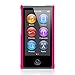 Minisuit JAZZ Slim Shell Case with Belt Clip + Screen Protector for iPod Nano 7 or 8 / 7th or 8th Gen (Rubberized Pink)