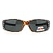 SA106 Womens Rhinestone Rectangular Polarized Fit Over Glasses Sunglasses Tortoise Black