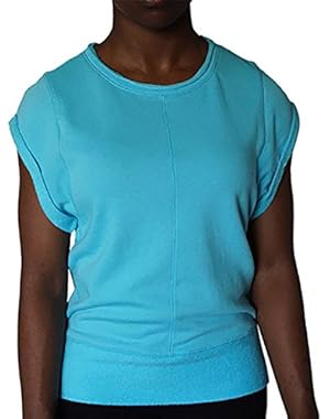 Calvin Klein Performance Aqua Blue Short-Sleeve Pullover Top XSmall