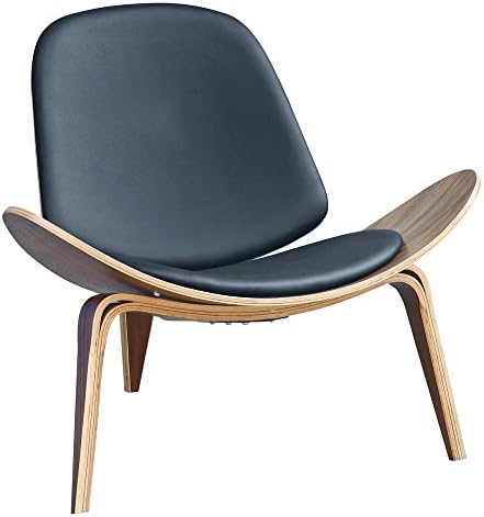 Lemoderno Wegner Shell Chair (Black)