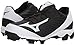 Mizuno Men's 9-Spike Advanced Franchise 9 Molded Baseball Cleat-Low Shoe, Black/White, 12 D US