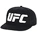 UFC Men's Fight Week Fighter Flat Brim Snapback Cap, One Size, Black