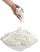 CoolSand White 5 Pound Refill Pack - Including: 5 Pounds Moldable Indoor Play Sand, Storage Bucket and Inflatable Sandbox