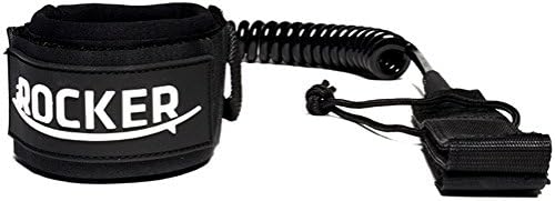iROCKER SUP Premium Ankle Leash 10' Coiled Super Strong 7 mm Cord